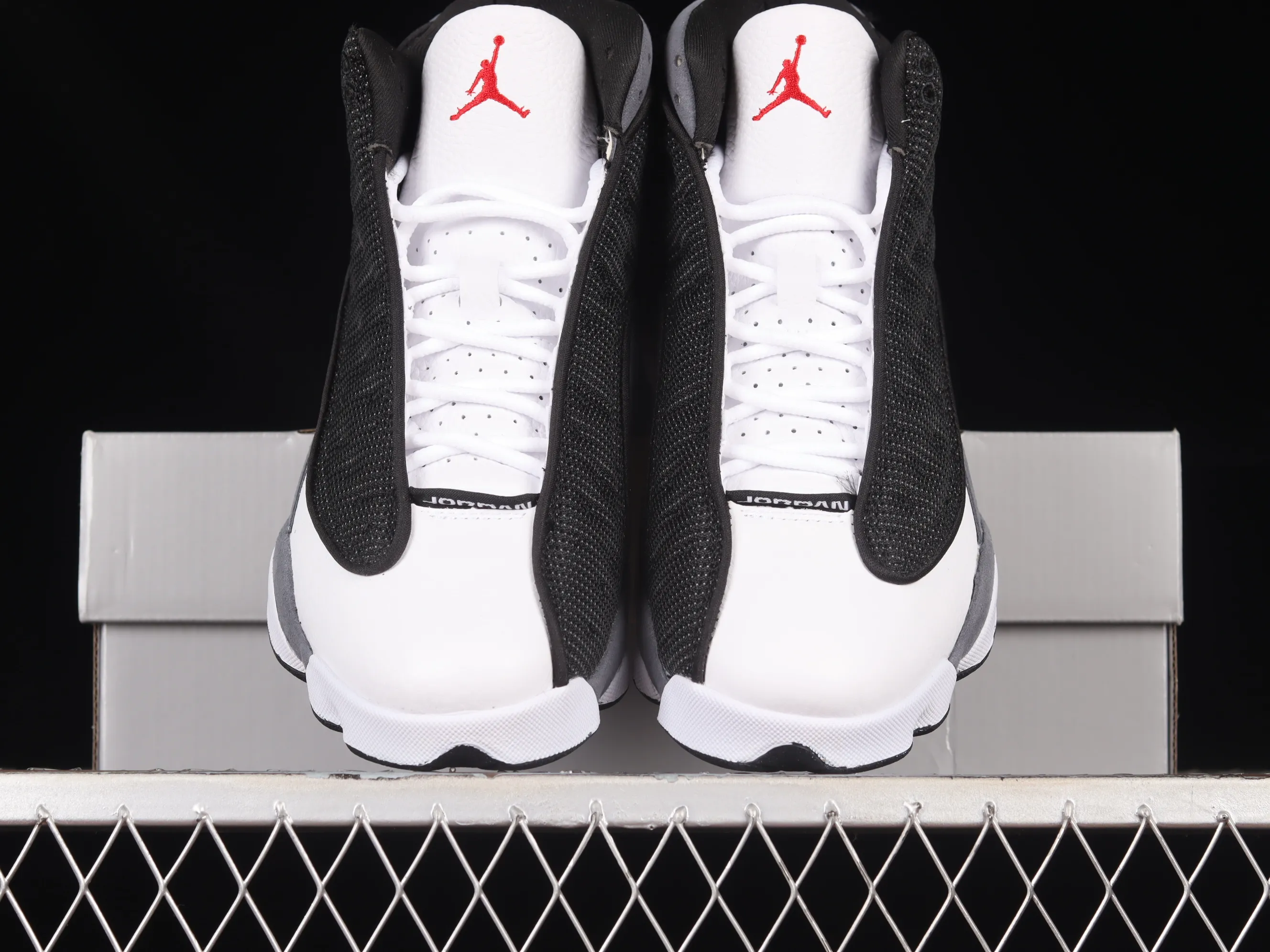 All categories Air Jordan Jordan series basketball shoes Air Jordan 13 P version pure original Air Jordan 13 "Black Flint" AJ13 Joe 13 black and white gray DJ5982-060